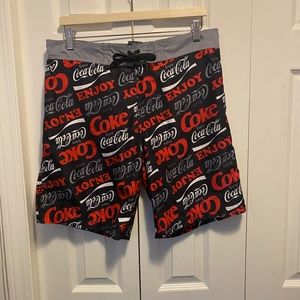 Men’s size M Coca-Cola board shorts